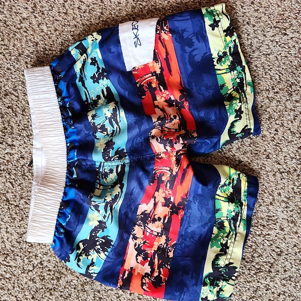 Skechers Kids Blue 'Cali Life' Swim Set - Rash Guard & Trunks - Picture 3 of 8